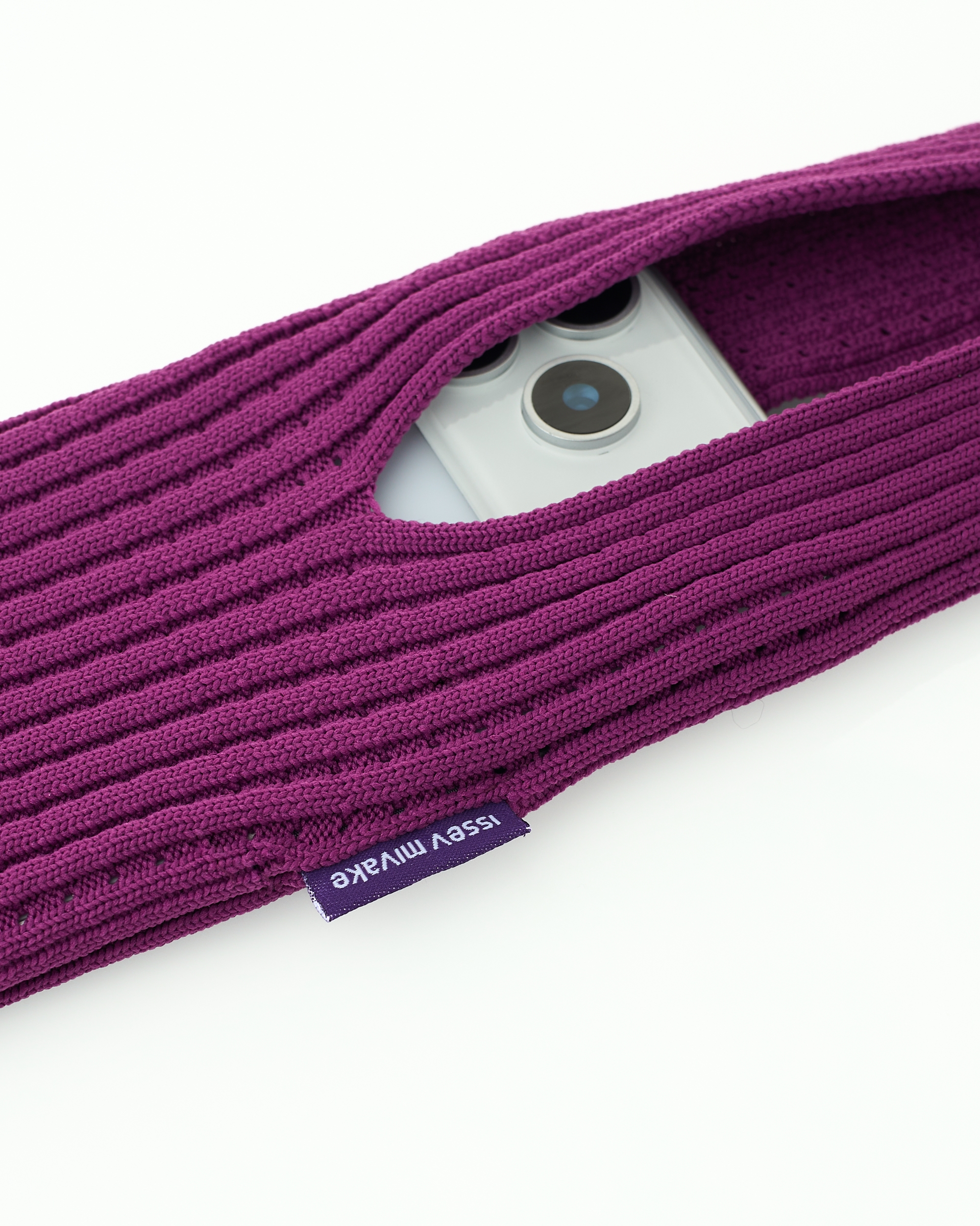 Вязаная сумка Pleated Pocket для iPhone (80 см) purple