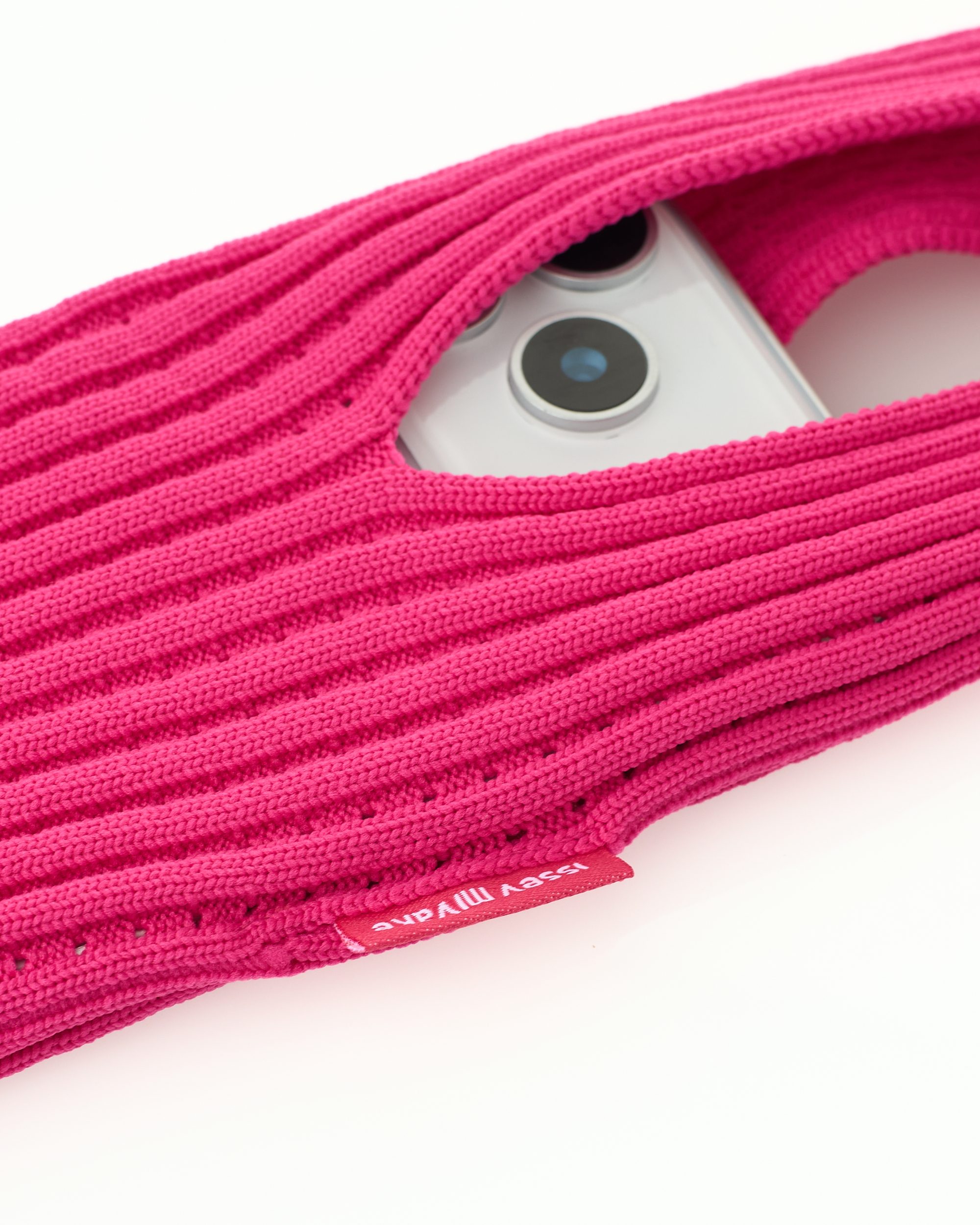 Вязаная сумка Pleated Pocket для iPhone (80 см) pink