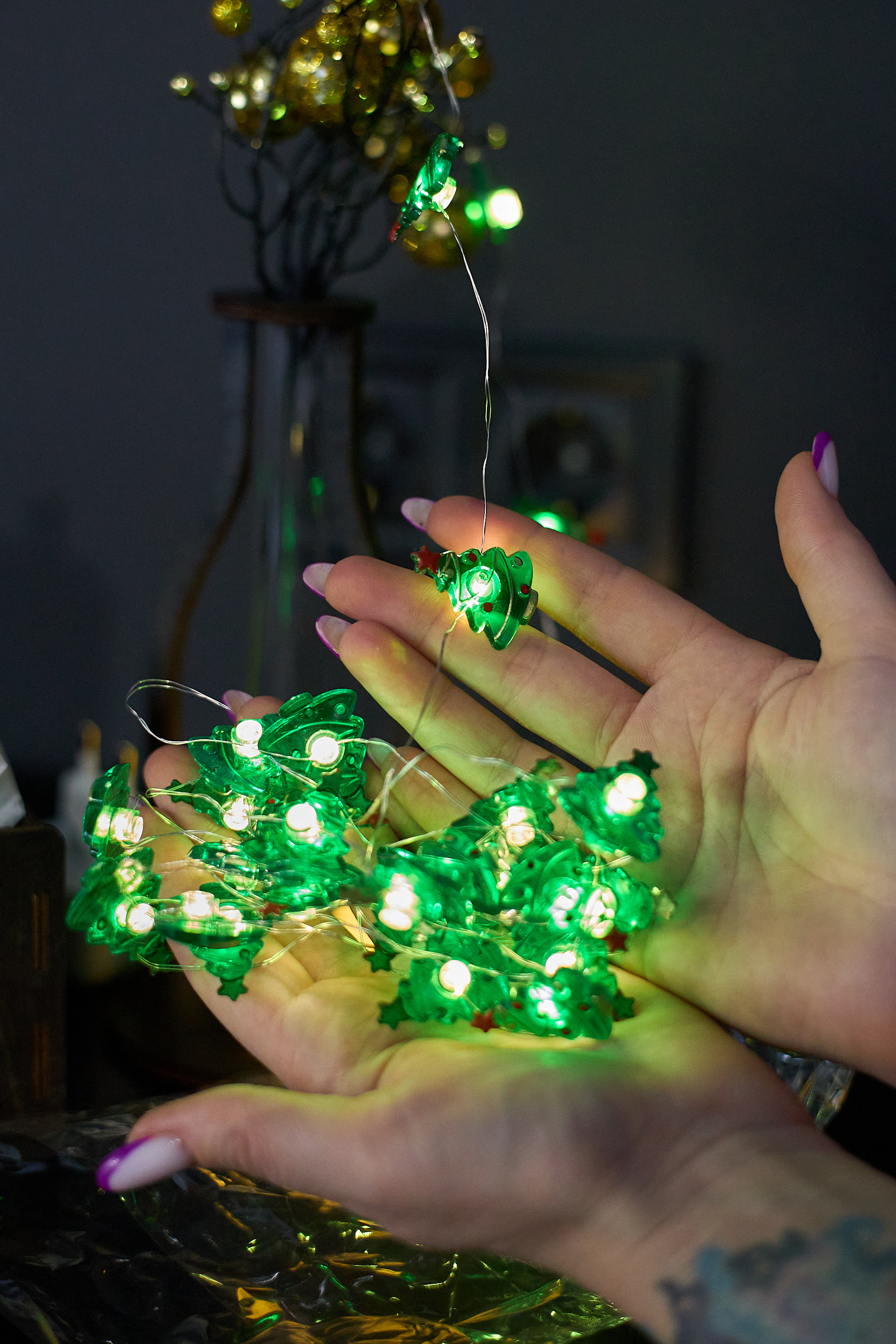 Гирлянда Ёлка 3м/30Led (LR44 3 шт)