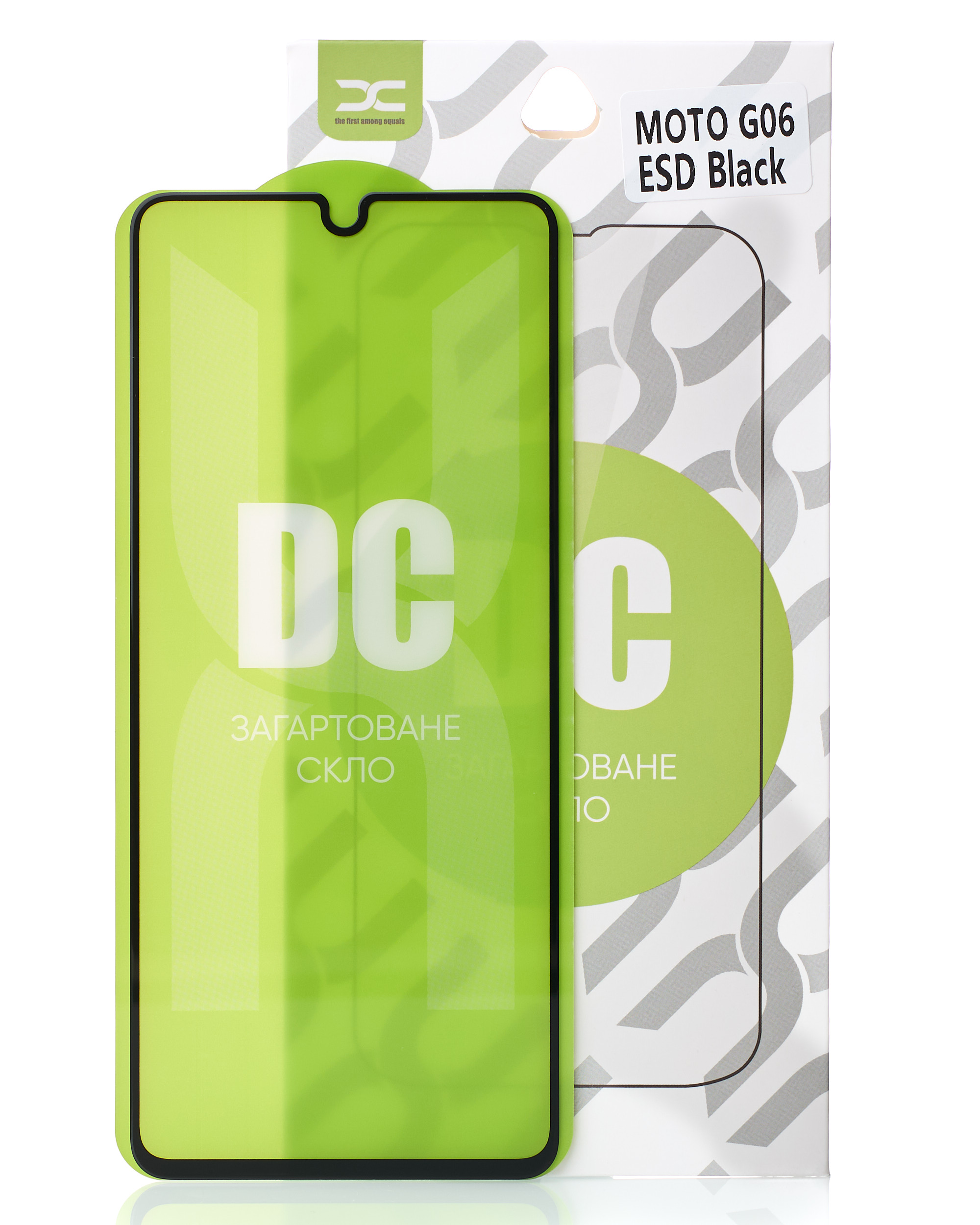 Защитное стекло DC для Motorola Moto G06 черный
