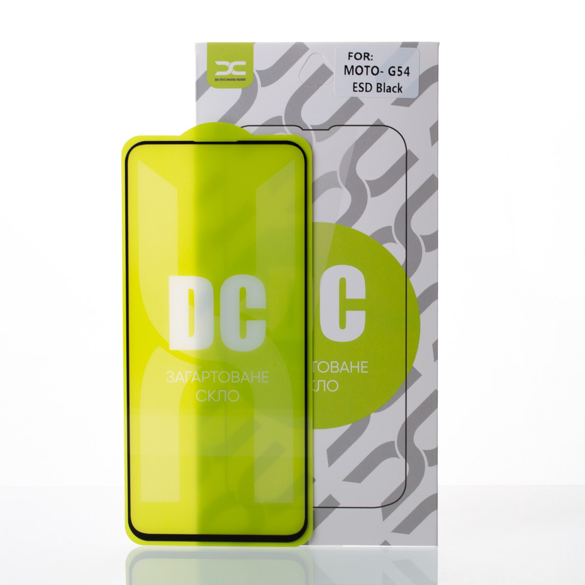 Защитное стекло DC для Motorola Moto G54 черный