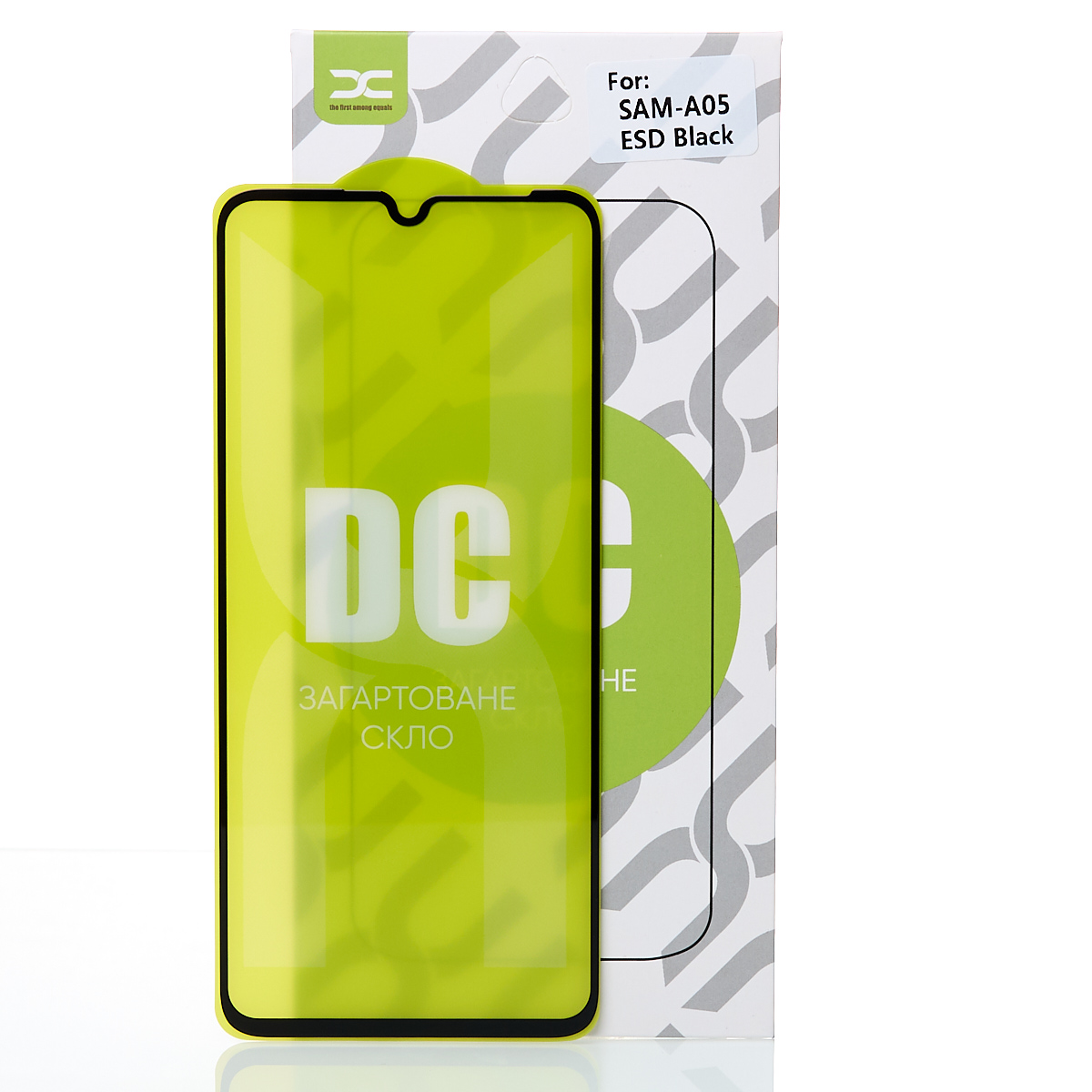Защитное стекло DC для Samsung A05 / M05 черный