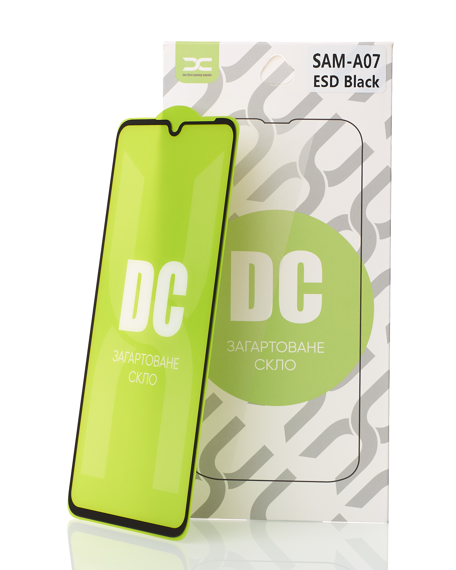 Защитное стекло DC для Samsung A07 черный