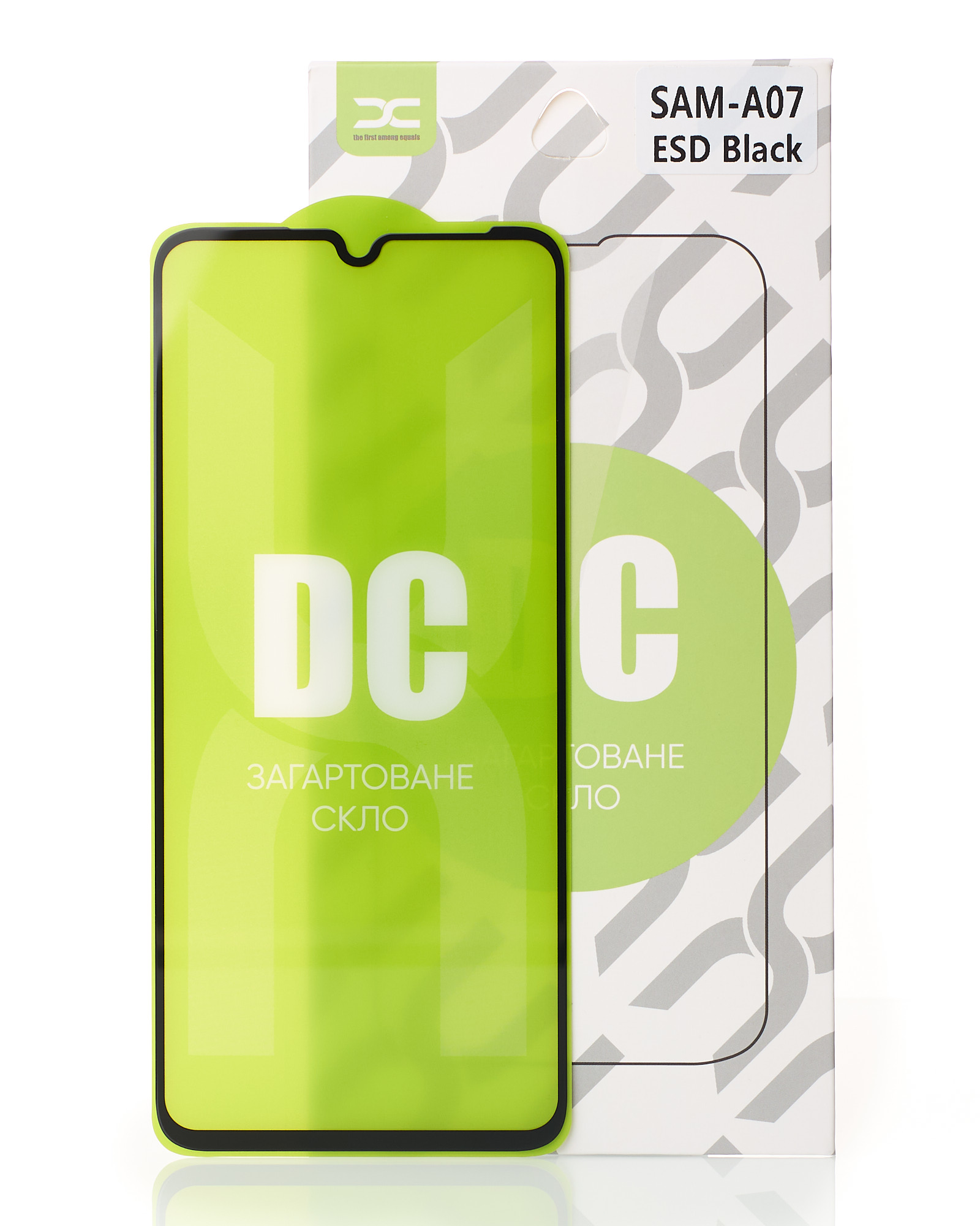 Защитное стекло DC для Samsung A07 черный
