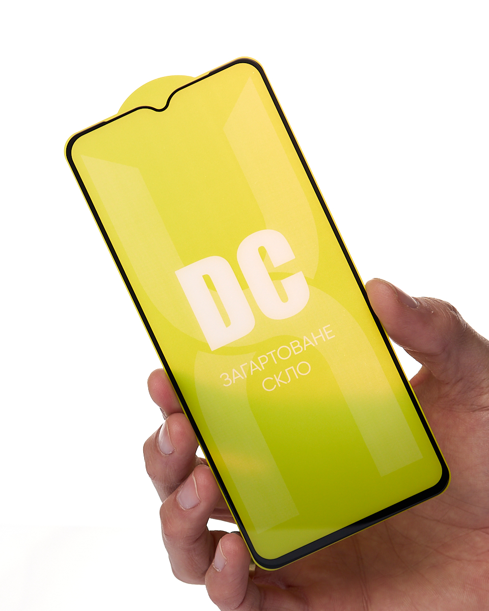 Защитное стекло DC для Samsung A12 / A02 / M12 / A12 Nacho черный