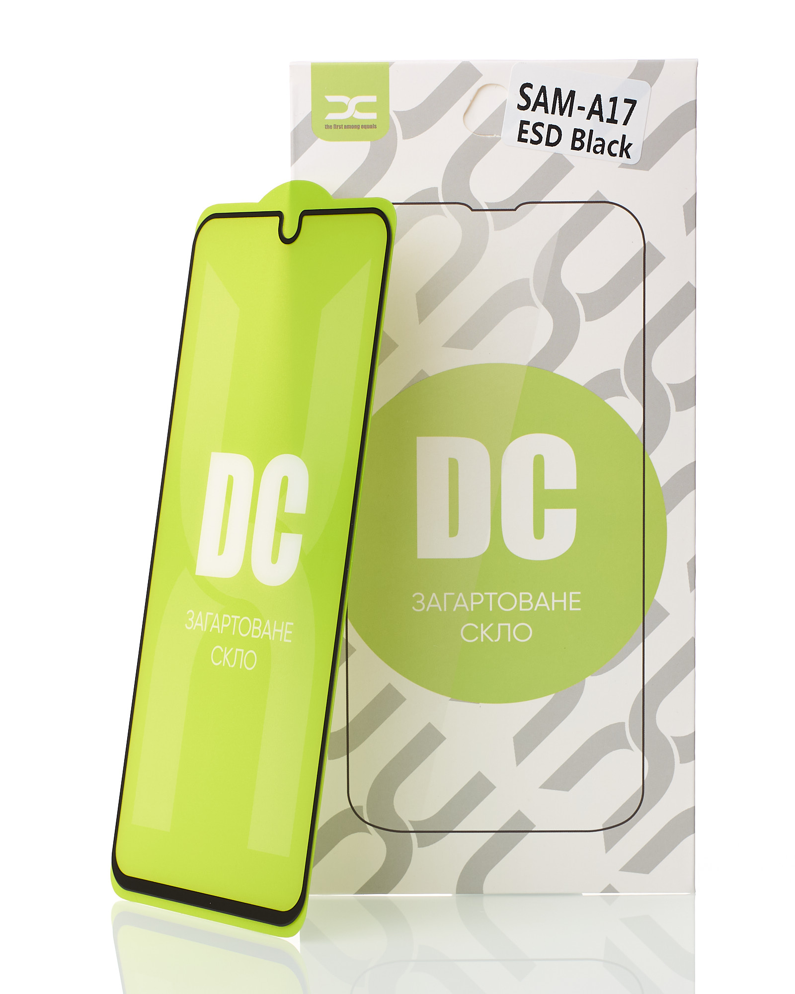 Защитное стекло DC для Samsung A17 черный