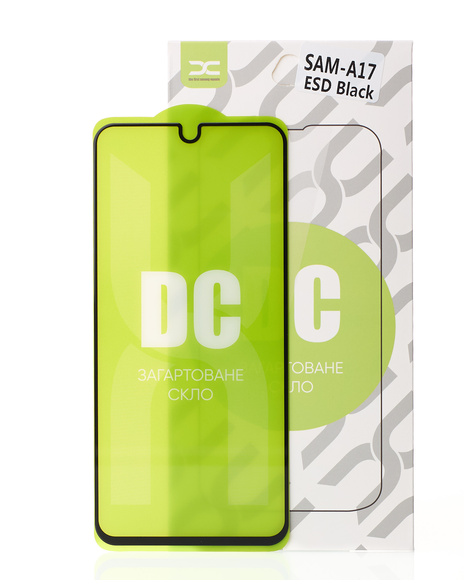 Защитное стекло DC для Samsung A17 черный