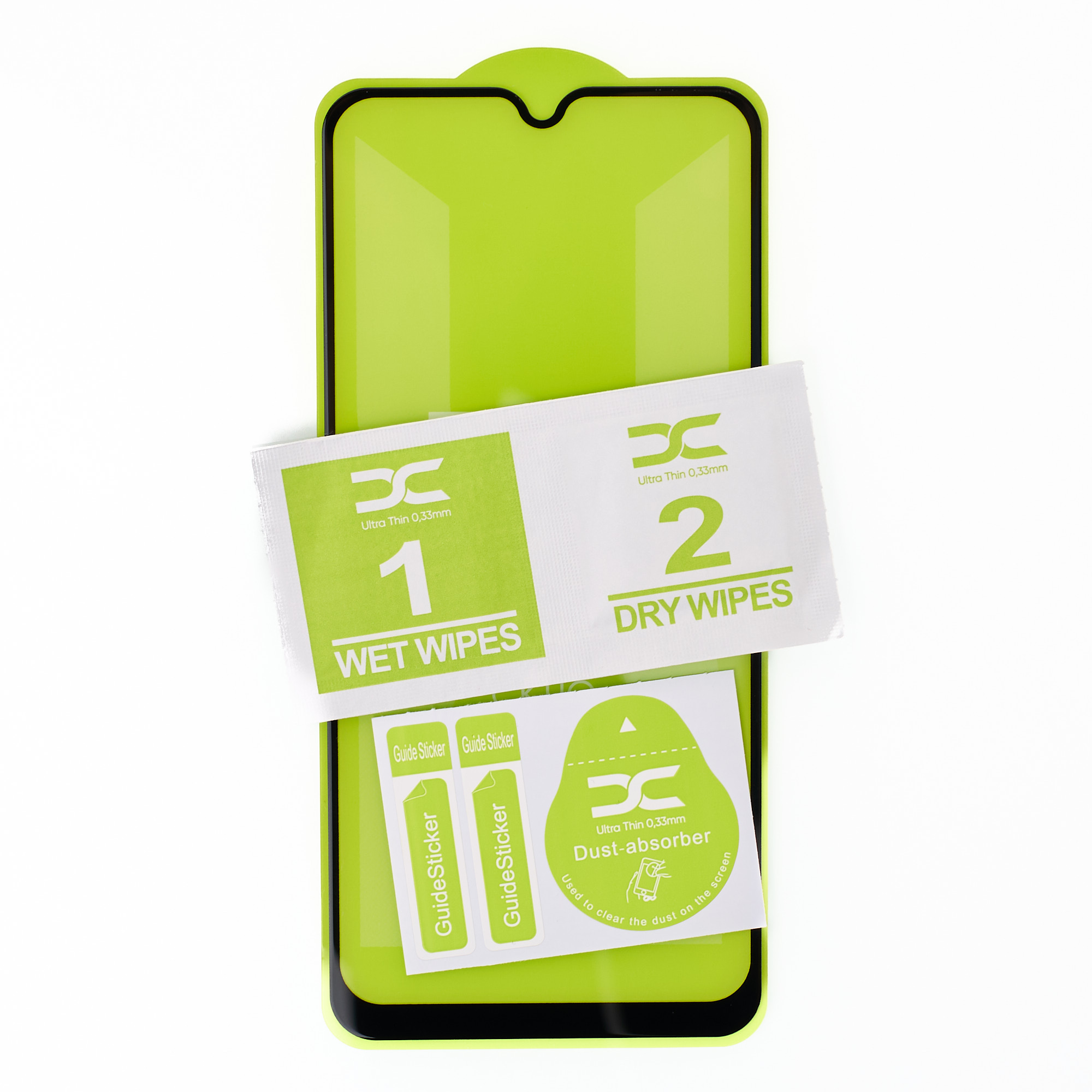 Защитное стекло DC для Samsung A20 / A30 / A50 / A50s / M21 / M21 (2021) / M30s / M31 черный