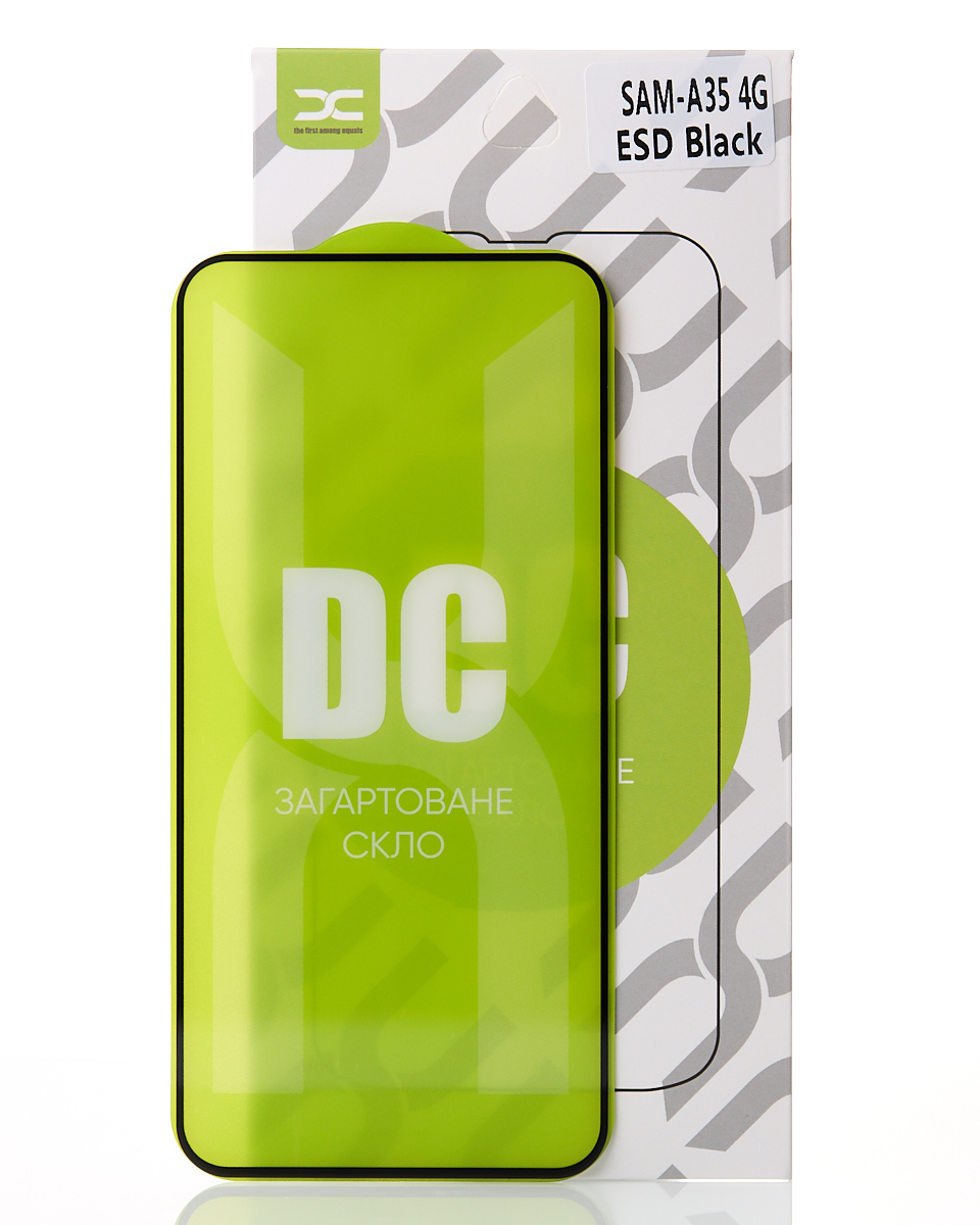 Защитное стекло DC для Samsung A35 черный