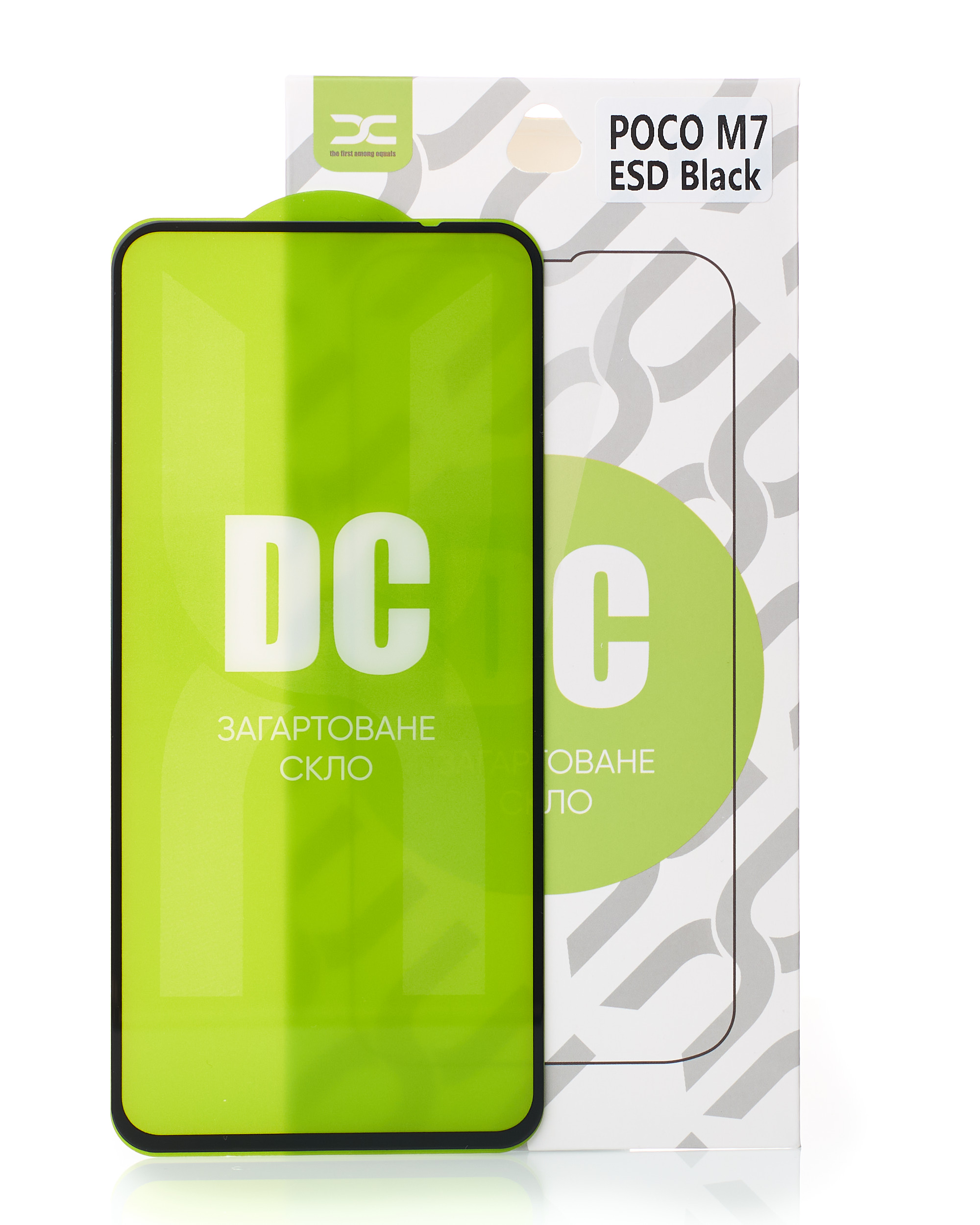 Защитное стекло DC для Xiaomi Poco M7 черный