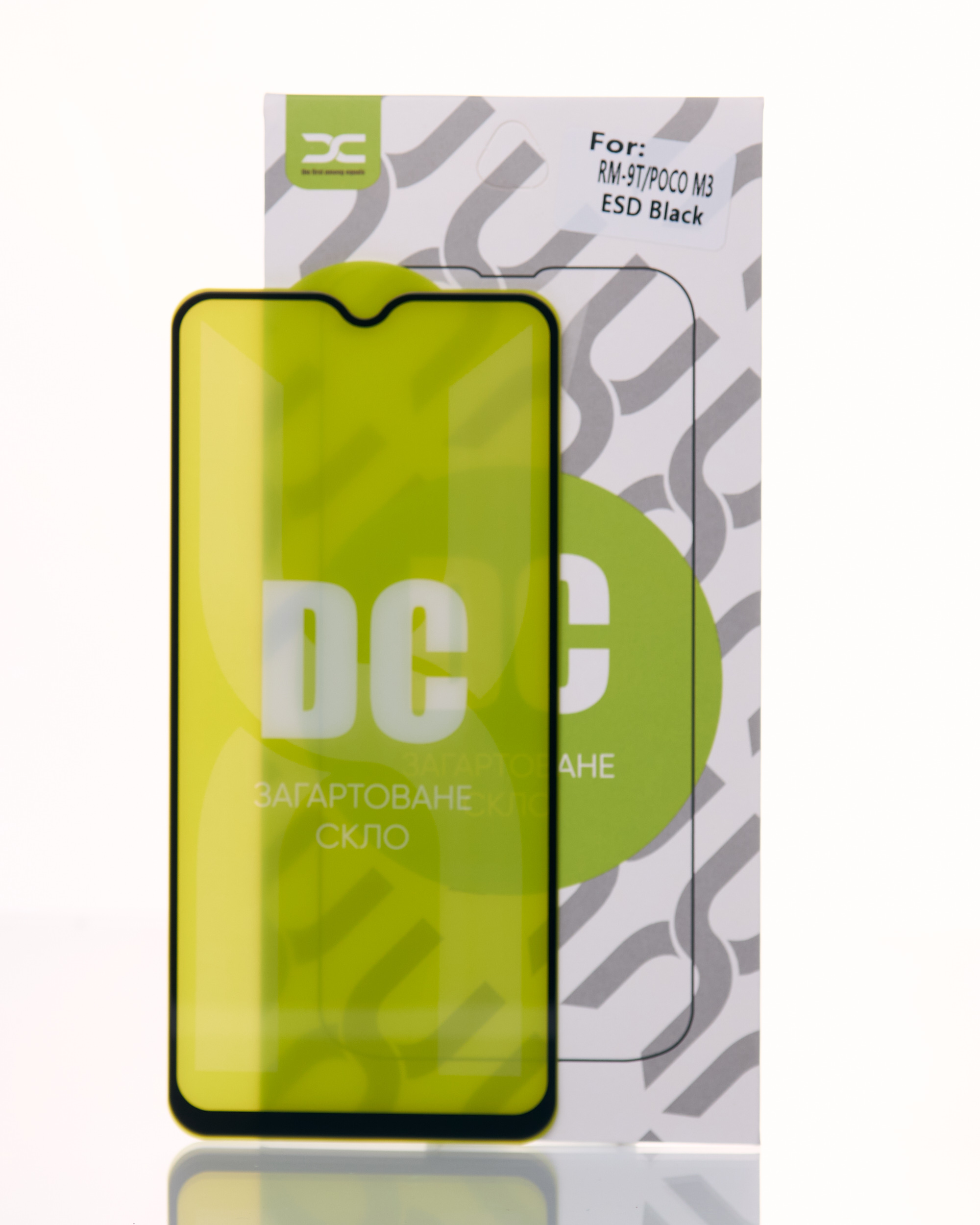 Защитное стекло DC для Xiaomi Redmi 9T / Poco M3 / Note 8 pro черный