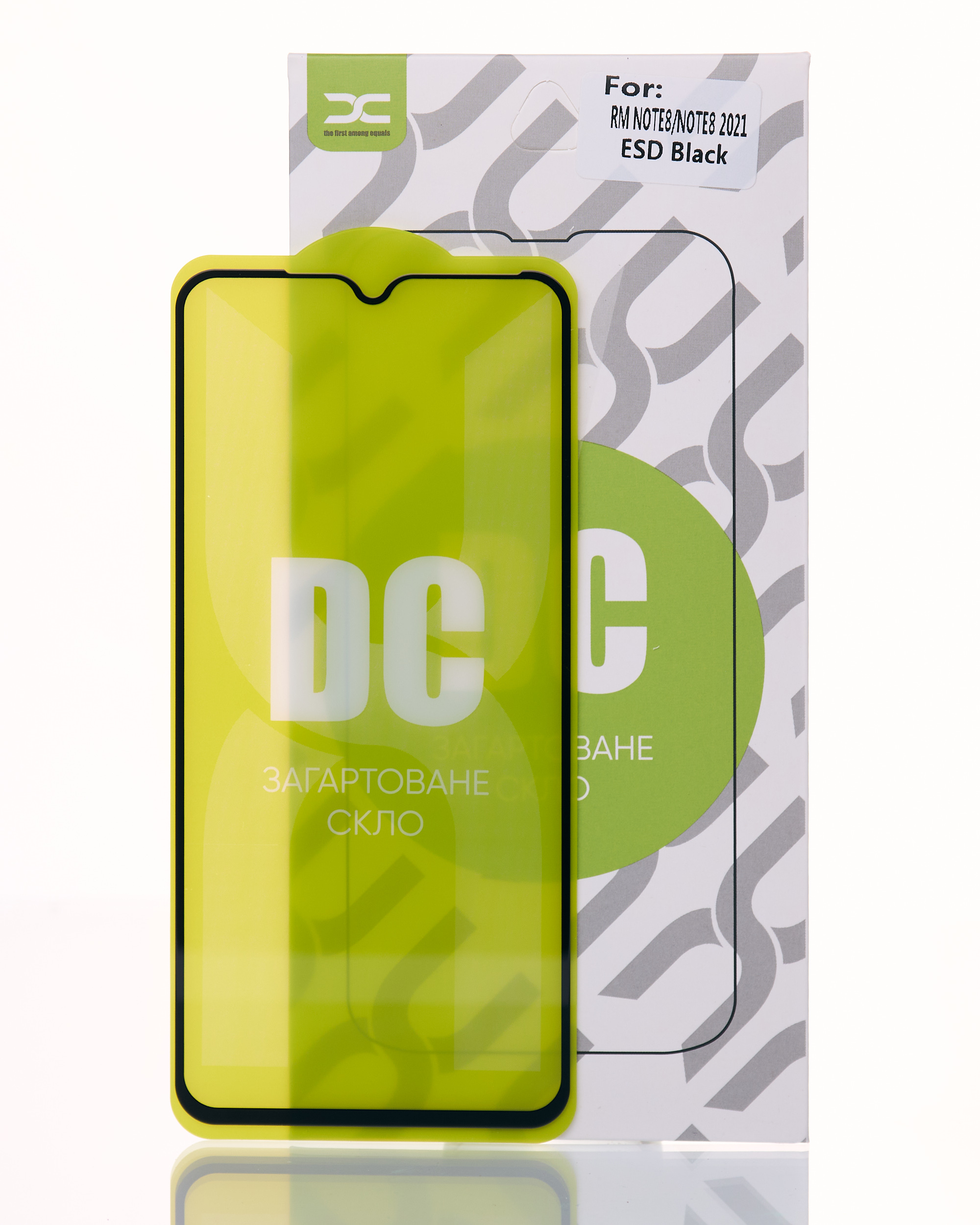 Защитное стекло DC для Xiaomi Redmi Note 8 / Note 8 (2021) черный