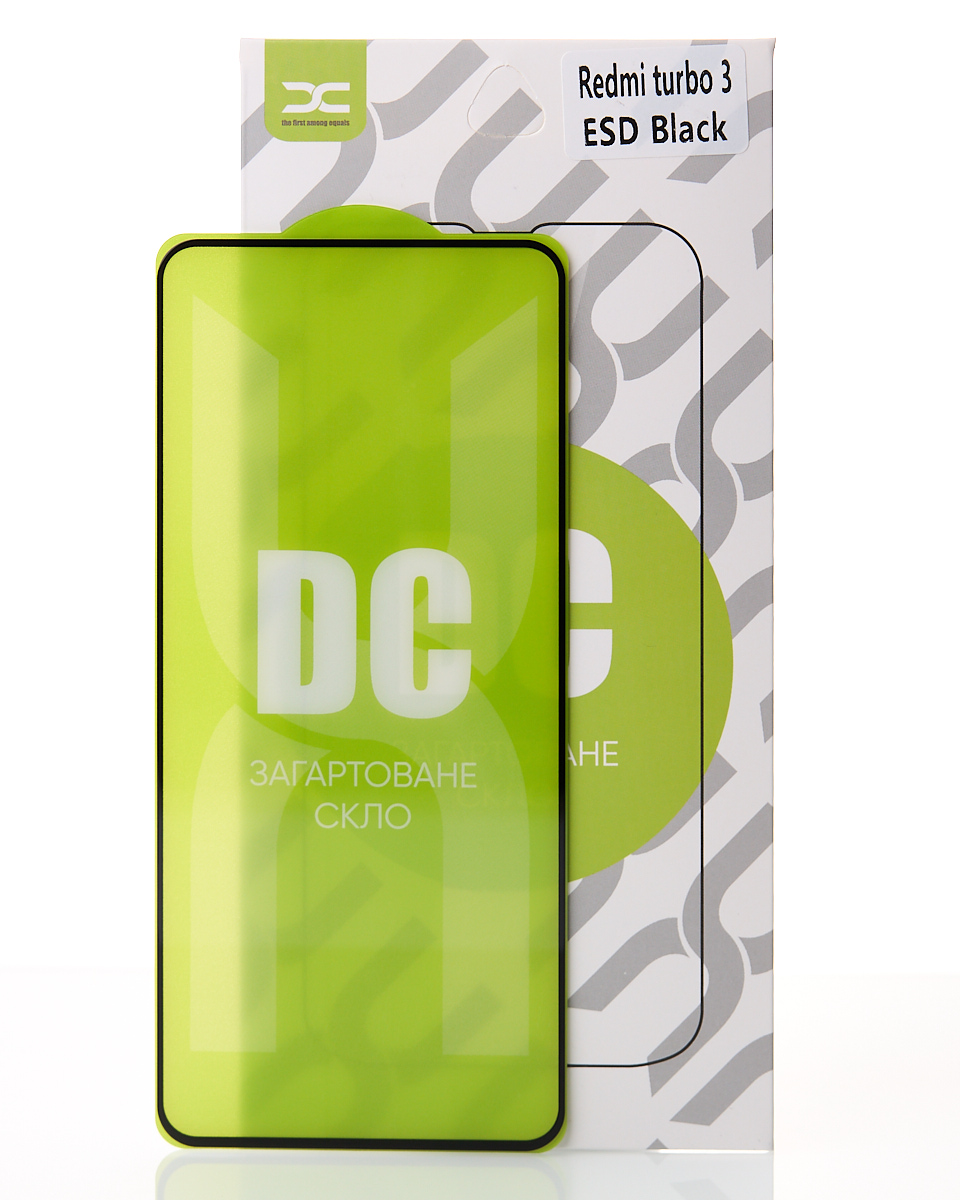 Защитное стекло DC для Xiaomi Poco F6 / Redmi Turbo 3 черный