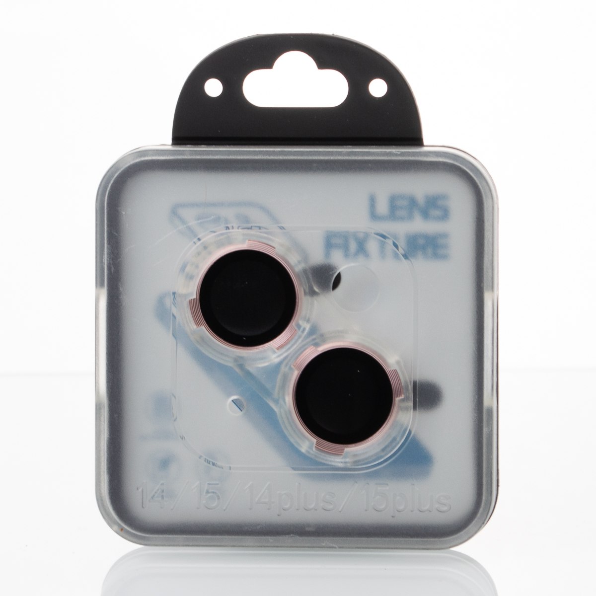 Защитное стекло для камеры DARK (BOX) iPhone 14 / iPhone 14 Plus / iPhone 15 / iPhone 15 Plus розовый